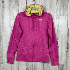 The North Face zip front hoodie jacket activewear pink size small outerwear